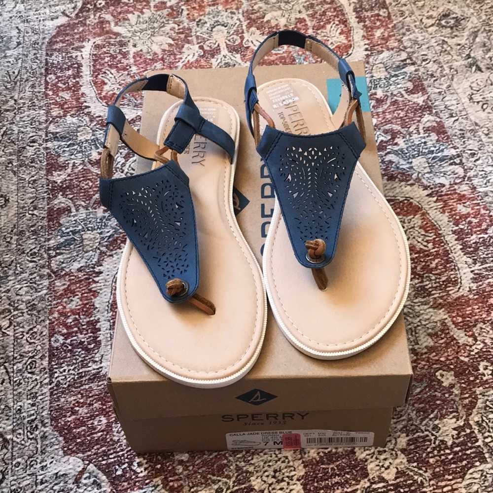 Sperry sandals.  New.